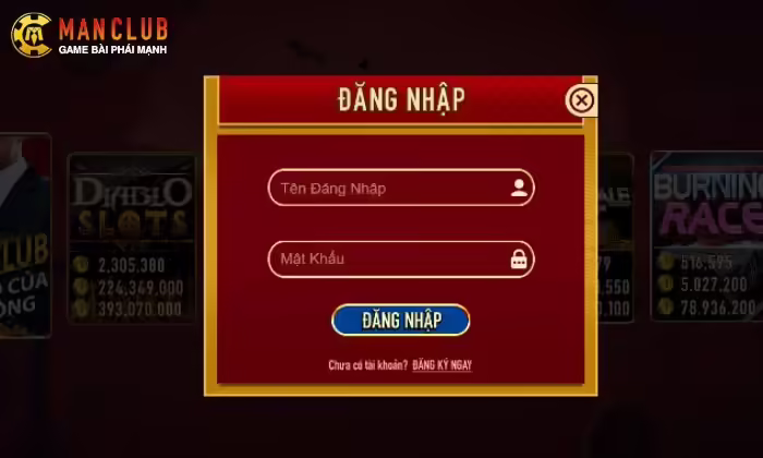 Hướng dẫn đăng nhập nhanh tài khoản Manclub